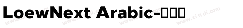 LoewNext Arabic字体转换